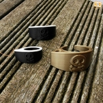  Mario ring (+ mushroom ring + pirate ring + flower ring)  3d model for 3d printers