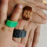  Mario ring (+ mushroom ring + pirate ring + flower ring)  3d model for 3d printers