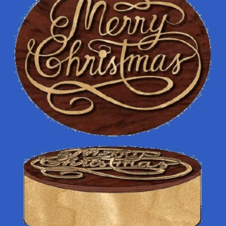  Merry christmas - jewelry box  3d model for 3d printers