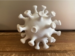 Modelo 3d de Corona virus (2019-ncov, covid-2019) para impresoras 3d