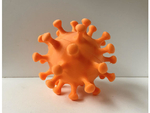 Modelo 3d de Corona virus (2019-ncov, covid-2019) para impresoras 3d