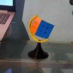 Modelo 3d de El cubo de rubik de pie para impresoras 3d