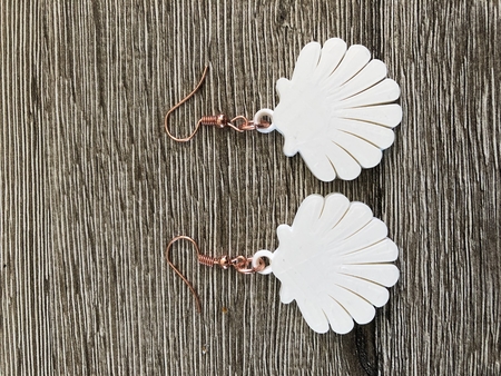 Seashell earrings