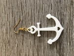  Anchor earrings  3d model for 3d printers