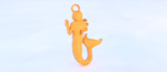 Mermaid earrings (two files!)  3d model for 3d printers