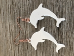  Dolphin earrings  3d model for 3d printers