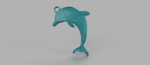  Dolphin earrings  3d model for 3d printers