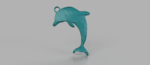 Modelo 3d de Dolphin pendientes para impresoras 3d