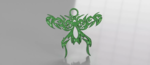  Celtic fly earrings  3d model for 3d printers