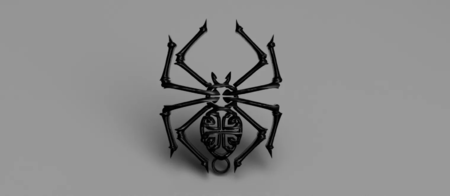 Celtic spider earrings