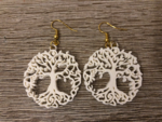  Celtic tree of life earrings (2.0)  3d model for 3d printers