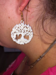  Celtic tree of life earrings (2.0)  3d model for 3d printers