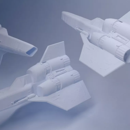  Battlestar galactica viper  3d model for 3d printers