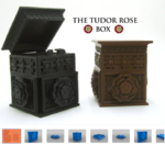 Modelo 3d de La rosa tudor (cuadro con el secreto de bloqueo) para impresoras 3d