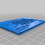 Modelo 3d de Lithophane portada de super mario kart de snes de nintendo para impresoras 3d