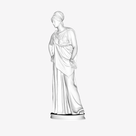 Modelo 3d de Mattei atenea, en el museo del louvre, parís para impresoras 3d