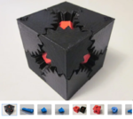  Customizable cube gears  3d model for 3d printers