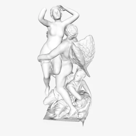 Saturno Secuestrar a Cibeles en El museo del Louvre, París