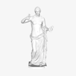  Venus of arles (cesi) at the louvre, paris  3d model for 3d printers