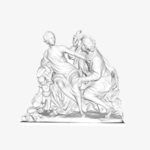 Modelo 3d de Vertumnus y pomona en el museo del louvre, parís para impresoras 3d
