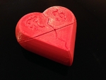  Custom heart box  3d model for 3d printers