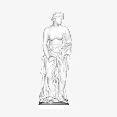  Dido at the louvre, paris  3d model for 3d printers