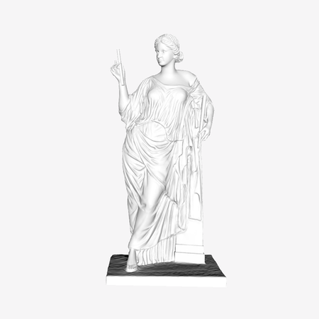 Modelo 3d de Afrodita au pilier en el museo del louvre, parís para impresoras 3d