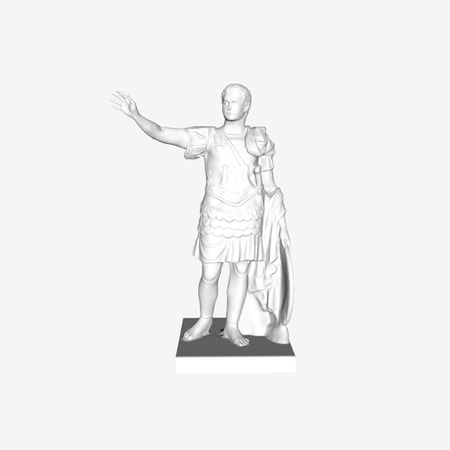  Emperor titus at the louvre, paris  3d model for 3d printers