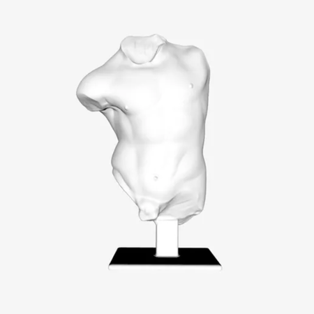  Minotaur torso at the louvre, paris, france  3d model for 3d printers