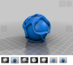  Ball in vine  3d model for 3d printers