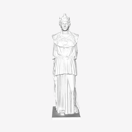 Modelo 3d de La atenea parthenos en el museo del louvre, parís para impresoras 3d