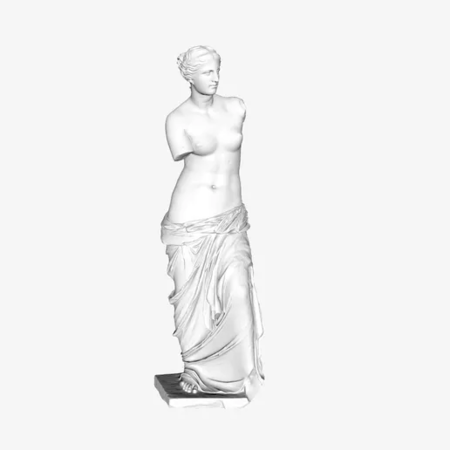  Venus de milo at the louvre, paris  3d model for 3d printers