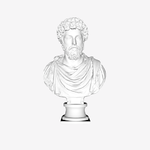  Marcus aurelius at the louvre, paris  3d model for 3d printers