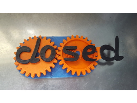  Open-closed sign  3d model for 3d printers