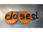  Open-closed sign  3d model for 3d printers