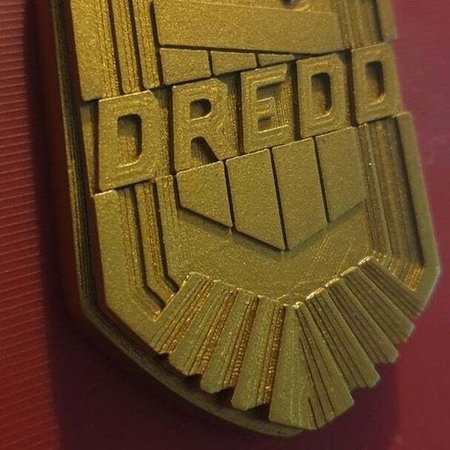 Modelo 3d de Dredd llavero / cotag rfid para impresoras 3d