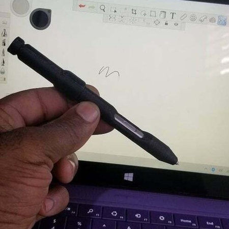 Samsung Note 5 Stylus caddy for using on surface pro 2