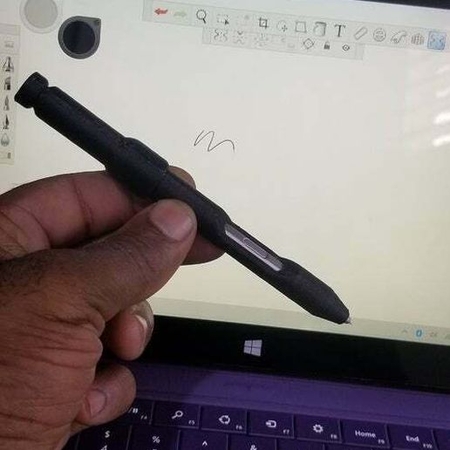 Samsung Nota 5 Stylus caddy para el uso de la surface pro 2