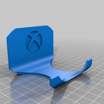  Controller wall mount with logos  3d model for 3d printers