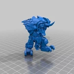 Modelo 3d de Mr big dakka orc warlord para impresoras 3d