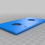 Modelo 3d de Neutrik speakon einbauplatten para impresoras 3d