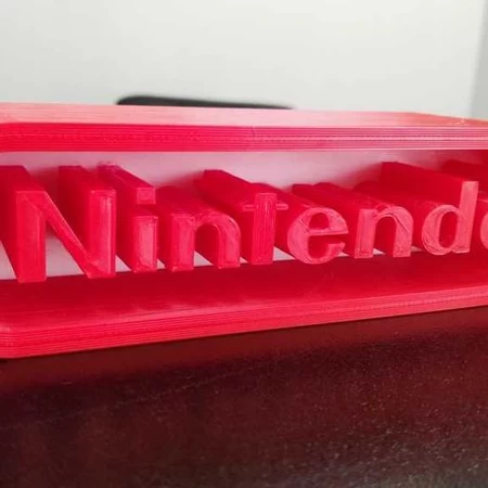  Nintendo logo in 3 pieces - nintendo logo in three pieces  3d model for 3d printers