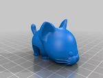 Modelo 3d de Decorativos gato y el dinosaurio para impresoras 3d