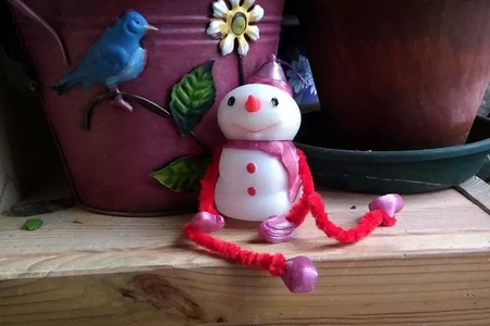 Decorative Snowman - Container