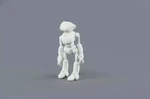  Ankly robot dressed - 3d printed assembled  3d model for 3d printers