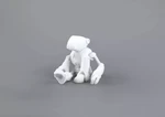  Ankly robot dressed - 3d printed assembled  3d model for 3d printers