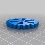  Gear fidget  3d model for 3d printers
