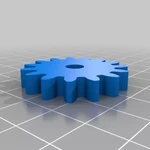 Modelo 3d de Engranaje de fidget para impresoras 3d