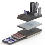 Modelo 3d de De la tarjeta sd y micro sd tarjeta de la caja con usb stick titular para impresoras 3d