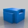 Modelo 3d de Minecraft pollo - split y encogido para impresoras 3d